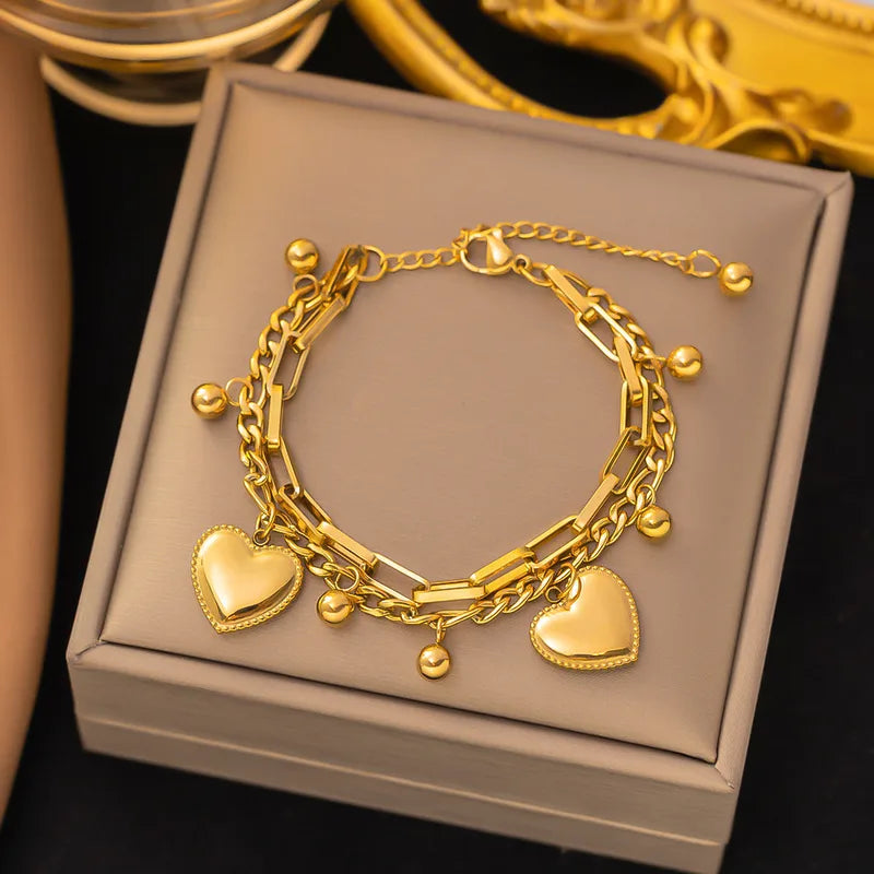 The sweetheart bracelet - Gold plated