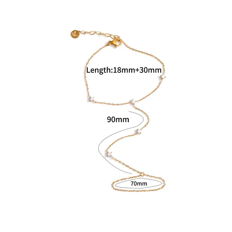 Brielle Handketting - Verguld