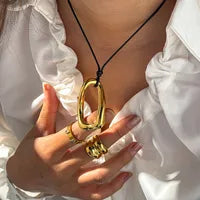 Meta Necklace - Silver