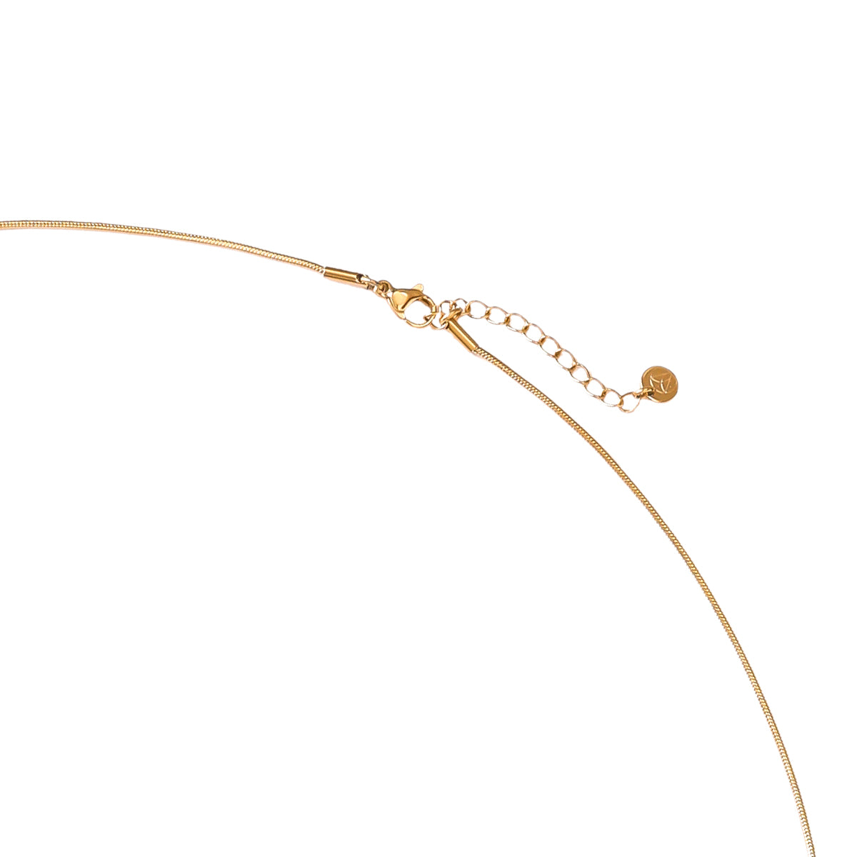 The Serene Heart Chain - Gold plated