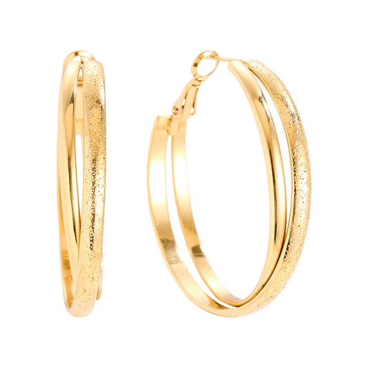 Ramona Hoop Earrings - Gold plated