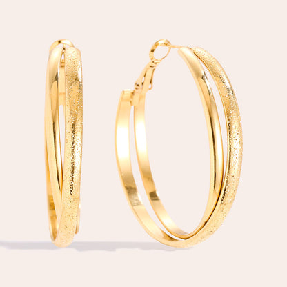 Ramona Hoop Earrings - Gold plated