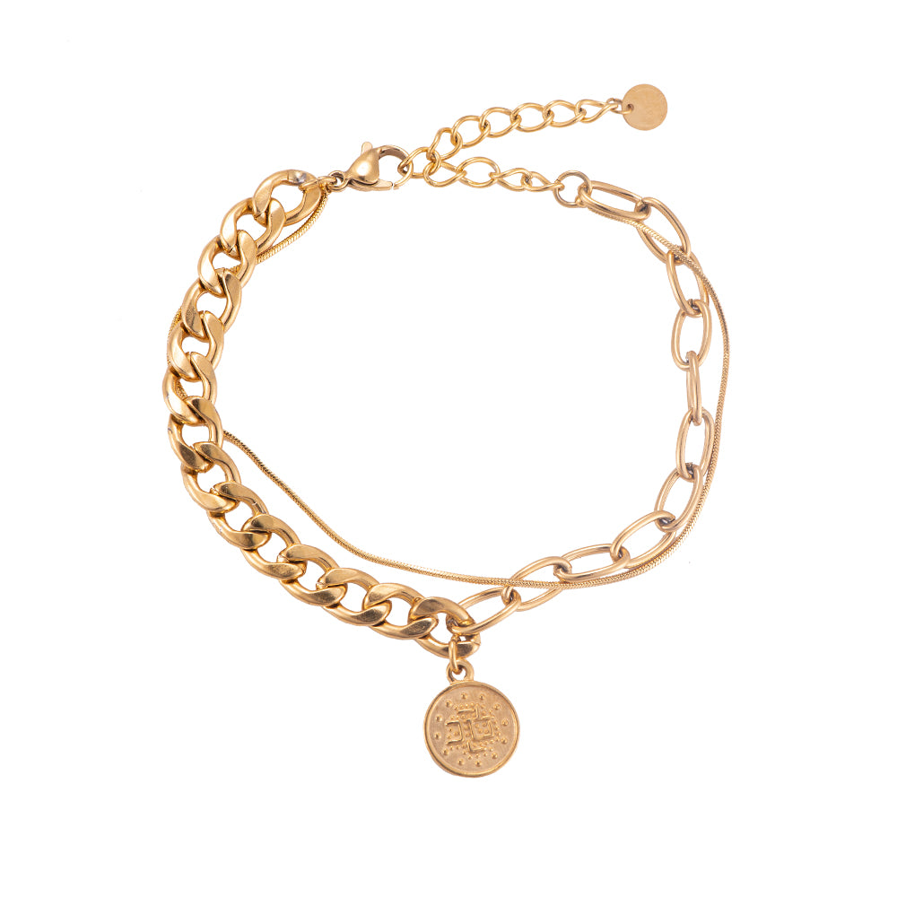 The Serena bracelet - Gold plated