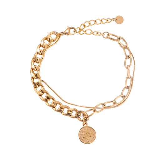 The Serena bracelet - Gold plated