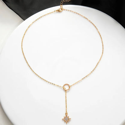 North Star Necklace - Gold plated