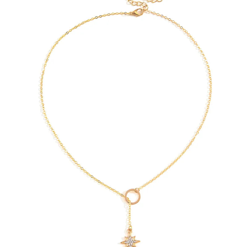 North Star Necklace - Gold plated