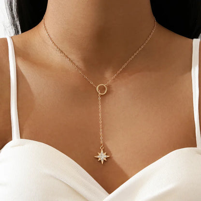 North Star Necklace - Gold plated