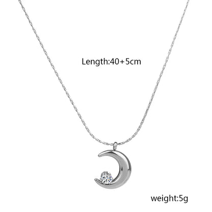 Cresent Necklace - Gold plated