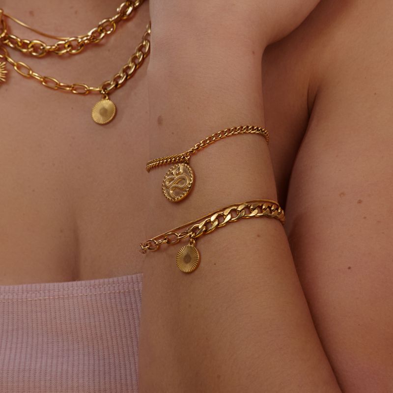 The Serena bracelet - Gold plated