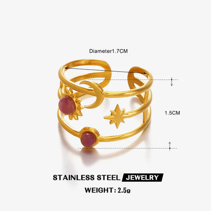 Solstice Ring - Gold plated