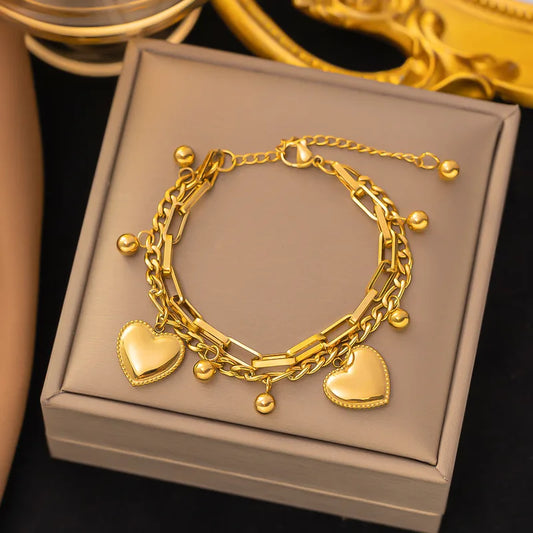 The sweetheart bracelet - Gold plated