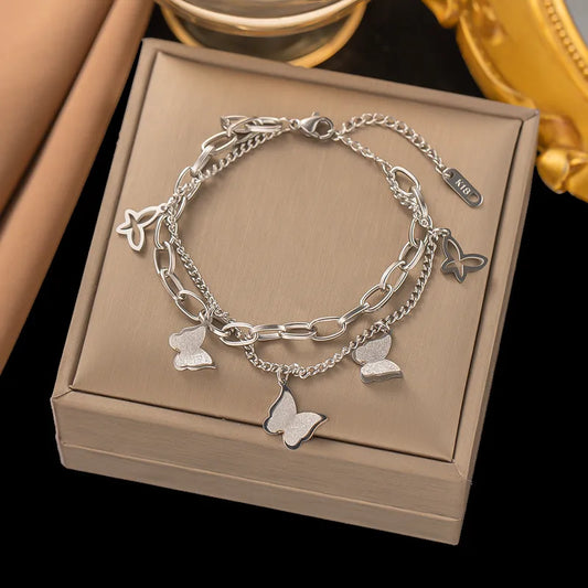 Seraphine charm bracelet- Silver