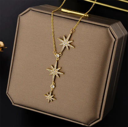 Orion's belt Necklace - Rose gold