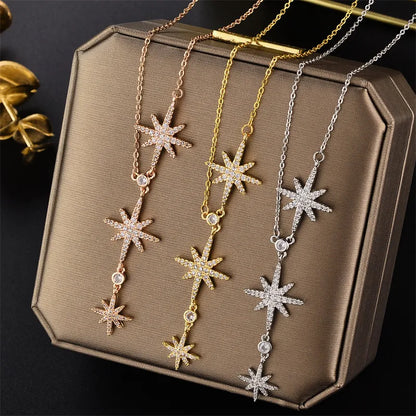 Orion's belt Necklace - Rose gold