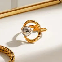 Oro y Plata Ring - Gold - silver plated